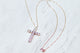 Rose Gold Cross Pendant Necklace