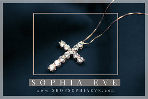 Rose Gold Cross Pendant Necklace