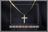 Gold Cross Pendant Necklace